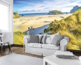 Black and white apartment