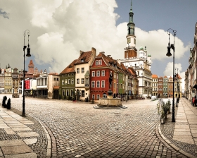 Poznan Market Panorama