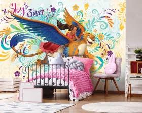 Cute kids bedroom with posters
